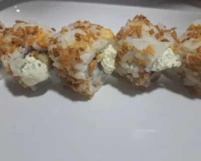 Crispy roll boursin poulet